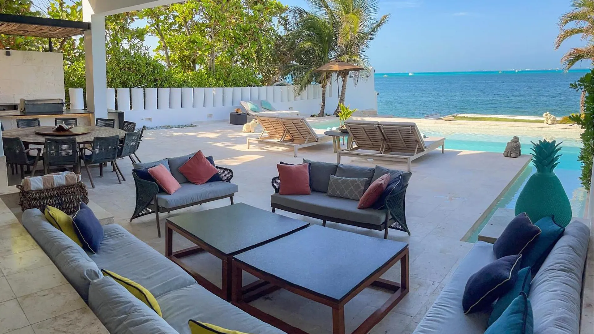 Luxury Beachfront Hotel Zone Villa With Private Pool By Solmar Rentals Cancun