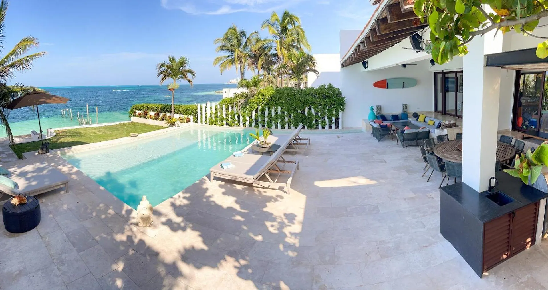 Luxury Beachfront Hotel Zone Villa With Private Pool By Solmar Rentals Cancun